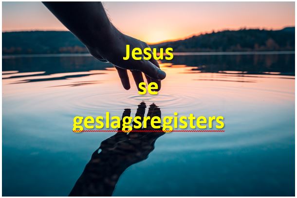 Jesus se geslagsregisters
